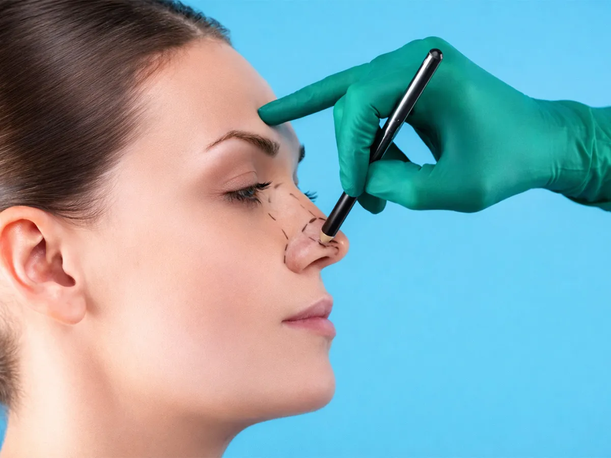 Burun estetiği (Rinoplasti) - Görsel